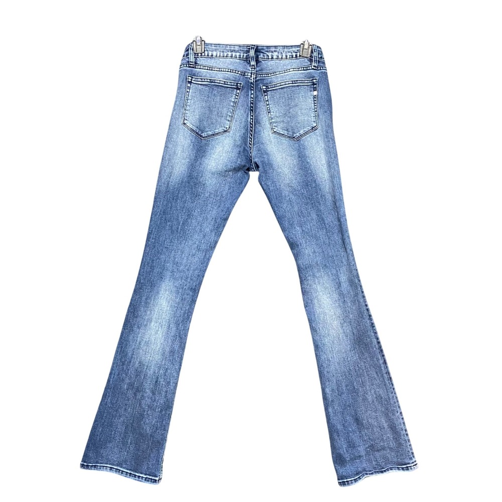 Miss Me Bootcut Jeans Women's 28 Medium Wash Distressed Mid Rise Denim M1001B54 - Picture 7 of 11